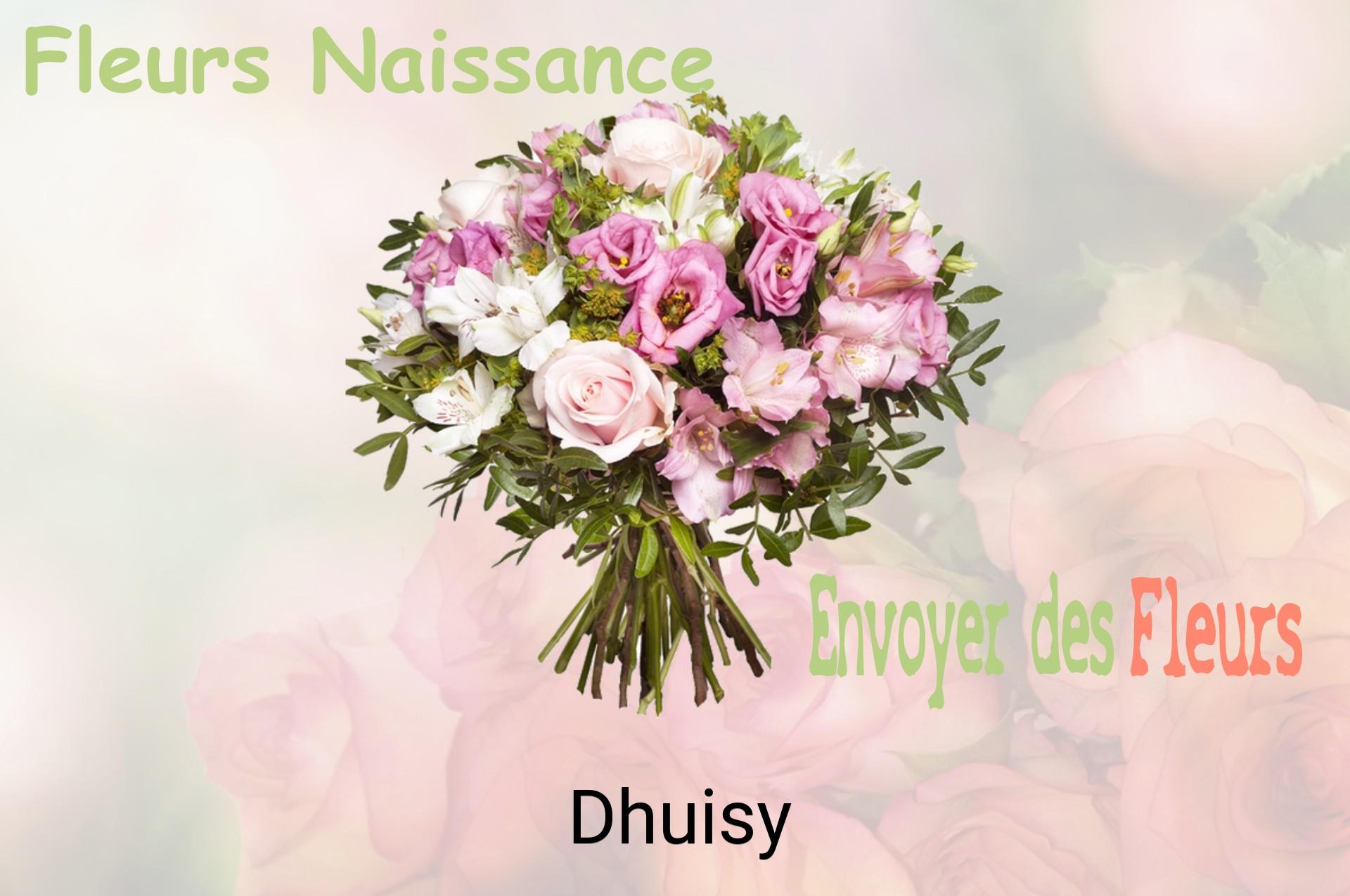 Bouquet de fleurs de naissance livré à Dhuisy